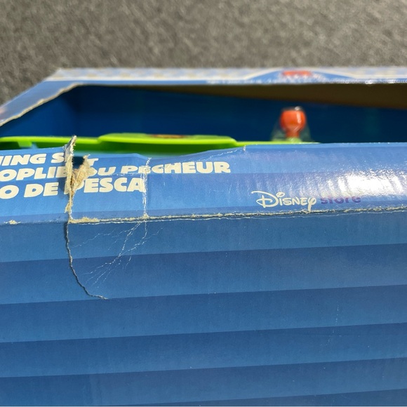 Vtg Disney Bear In The Big Blue House Fishing Set Toy Tackle Box Pole 1990s - Picture 3 of 16